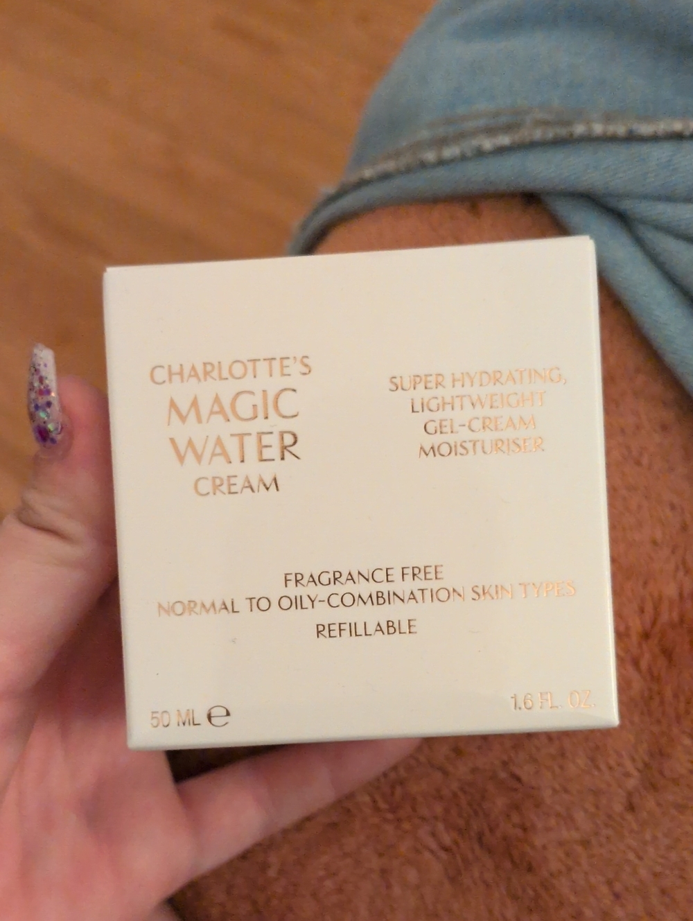 Charlotte Tilbury's Magic Water Cream - White Hydrating Gel-Cream Moisturiser